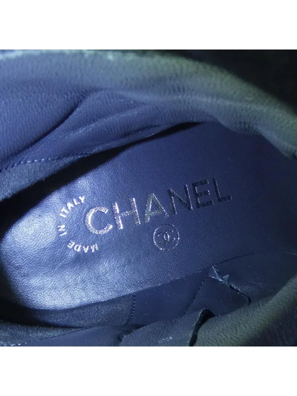 Chanel Boots Gray
